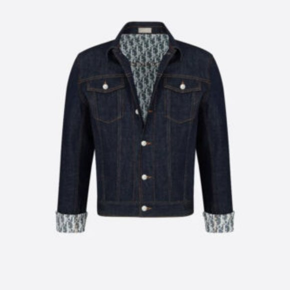 DIOR BLOUSON WITH OBLIQUE MOTIF & DIOR SLIM LONG-FIT OBLIQUE JEANS - Picture 3 of 5